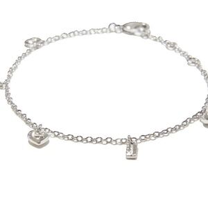 Coach Silver Charm Bracelet